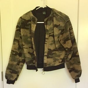 Wild Fable Camo Fur Jacket- XS (Womens)